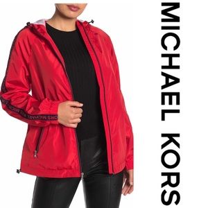 red michael kors jacket